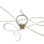 ANILLO PLATA RODIZADA TOPACIO AMARILLO REDONDO CON HALO