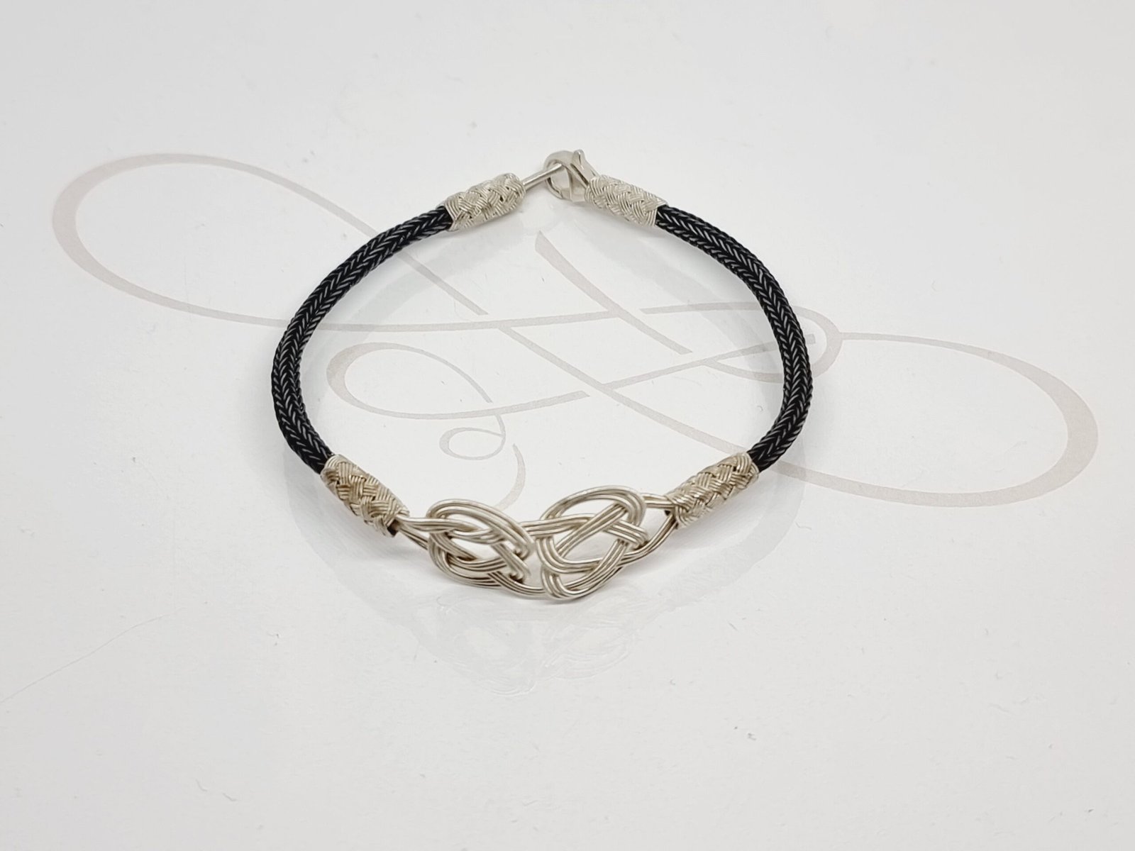 PULSERA CELTA PLATA TEJIDA