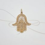 DIJE MANO FATIMA GRANDE FILIGRANA