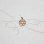 DIJE ESTRELLA DAVID ZIRCONIA ORO 10K