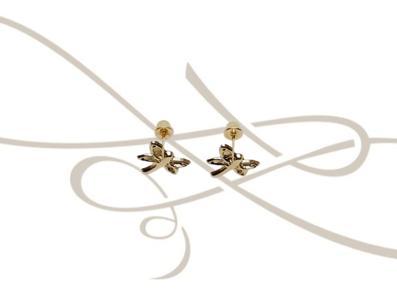 DORMILONA LIBELULA LISA MINI ORO 10K