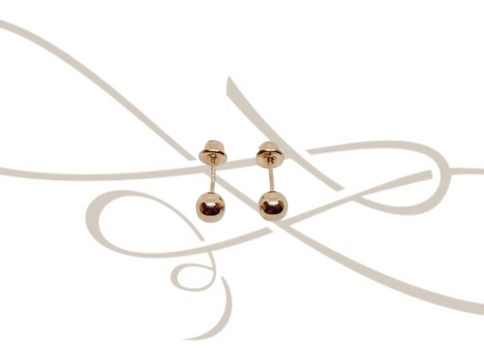 DORMILONA MINI BOLA ORO ROSA 10K