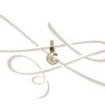 DIJE MINI LUNA ORO 10K