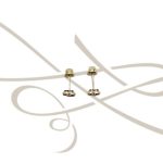 DORMILONA SILUETA MARIPOSA ORO 10K