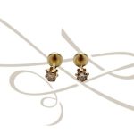 DORMILONA MINI ILUSION ZIRCONIA ORO 10K