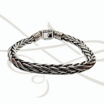 PULSERA SIN DIJE TORSAL TEJIDA REDONDA
