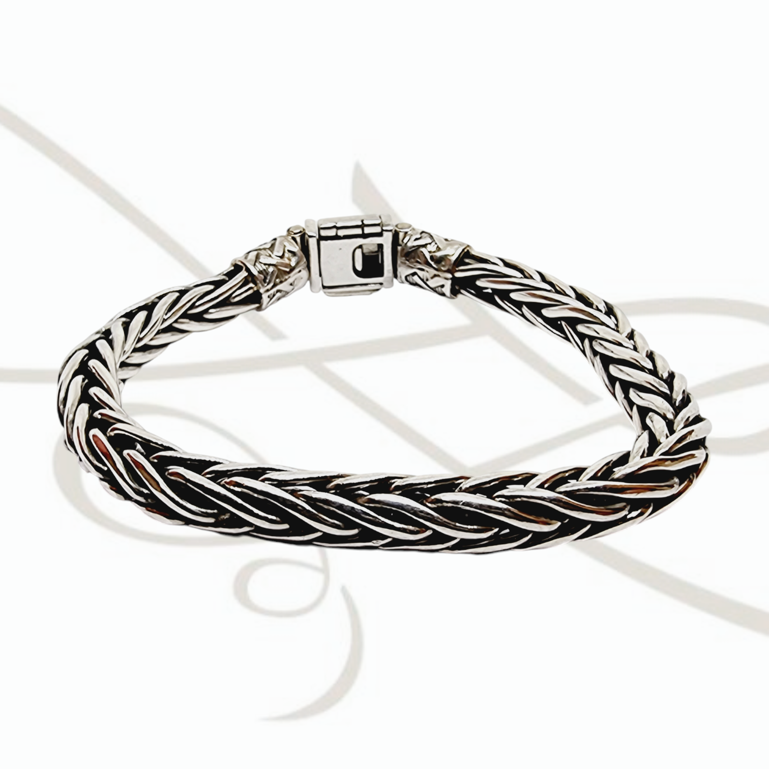 PULSERA SIN DIJE TORSAL TEJIDA REDONDA