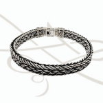 PULSERA SIN DIJE TRIPLE TEJIDO PAVONADO