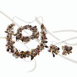 JUEGO PLATA COMPLETO TEJIDO OJO DE TIGRE