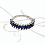 ANILLO PLATA BAGUETTE MARINO