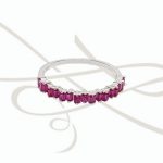 ANILLO PLATA BAGUETTE ROSA