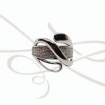 ANILLO PLATA INFINITO Y BANDA CON ZIRCONIA