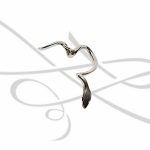 DIJE PLATA VIBORA LISA