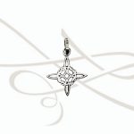 DIJE PLATA NUDO BRUJA CHICO LISO