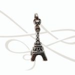 DIJE PLATA TORRE EIFFEL ZIRCONIA