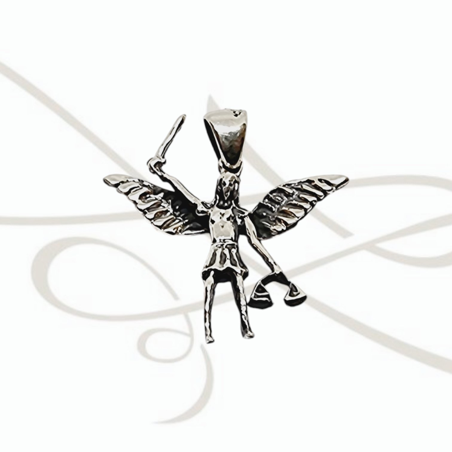 DIJE PLATA FIGURA SAN MIGUEL