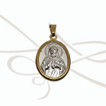 DIJE PLATA GRANDE MEDALLA JESUS FILO OL