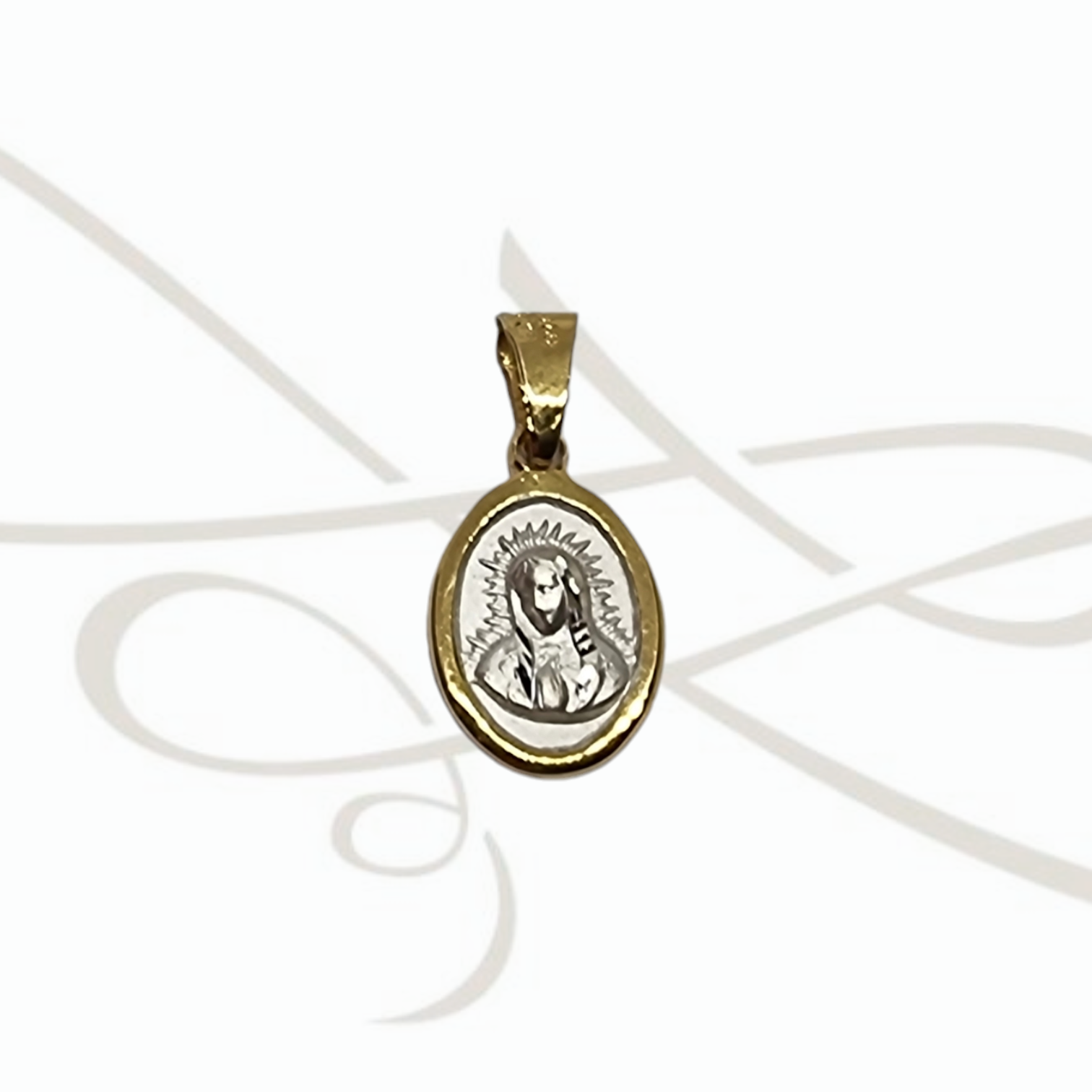 DIJE PLATA MINI VIRGEN FILO OL
