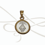 DIJE PLATA REDONDA JUQUILA CHICA FILO OL