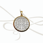 DIJE PLATA SAN BENITO GRANDE FILO OL