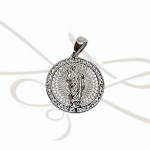 DIJE PLATA SAN JUDAS DIAMANTADO CON ZIRCONIAS