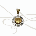 DIJE PLATA SAN JUDAS OL Y ZIRCONIAS