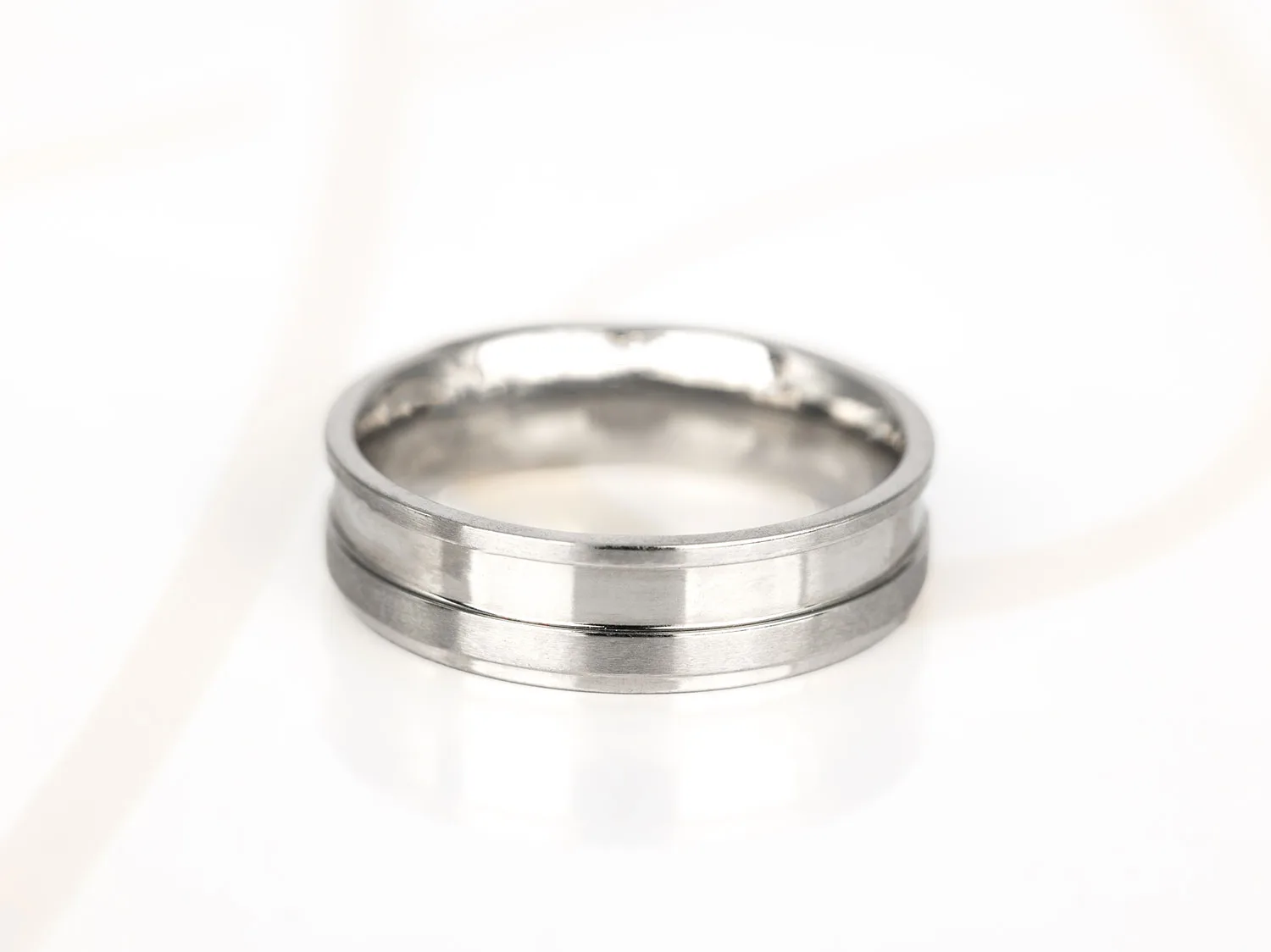 ANILLO ACERO LINEA MATE LISO