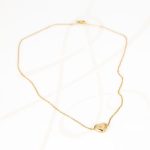 COLLAR CON DIJE ACERO CORAZON BOMBACHO CADENA