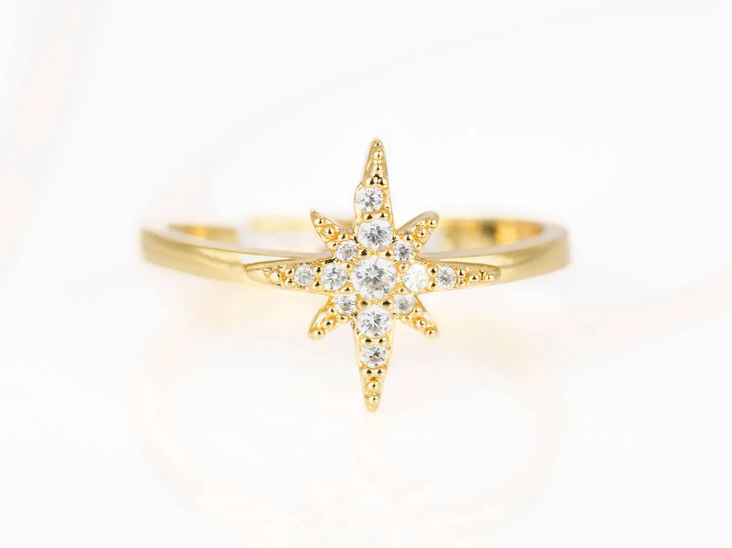 ANILLO BISUTERIA ESTRELLA ZIRCONIA