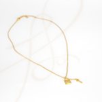 COLLAR CON DIJE BISUTERIA CANDADO G CADENA