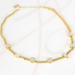 COLLAR CON DIJE BISUTERIA CHOKER GEOMETRICO CADENA