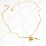 COLLAR CON DIJE BISUTERIA CANDADO M CADENA