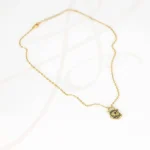 COLLAR CON DIJE BISUTERIA OJO CANDADO CADENA