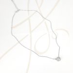 COLLAR CON DIJE BISUTERIA MEDIA ESFERA CADENA