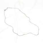 COLLAR SIN DIJE BISUTERIA BOLITAS LISAS CADENA