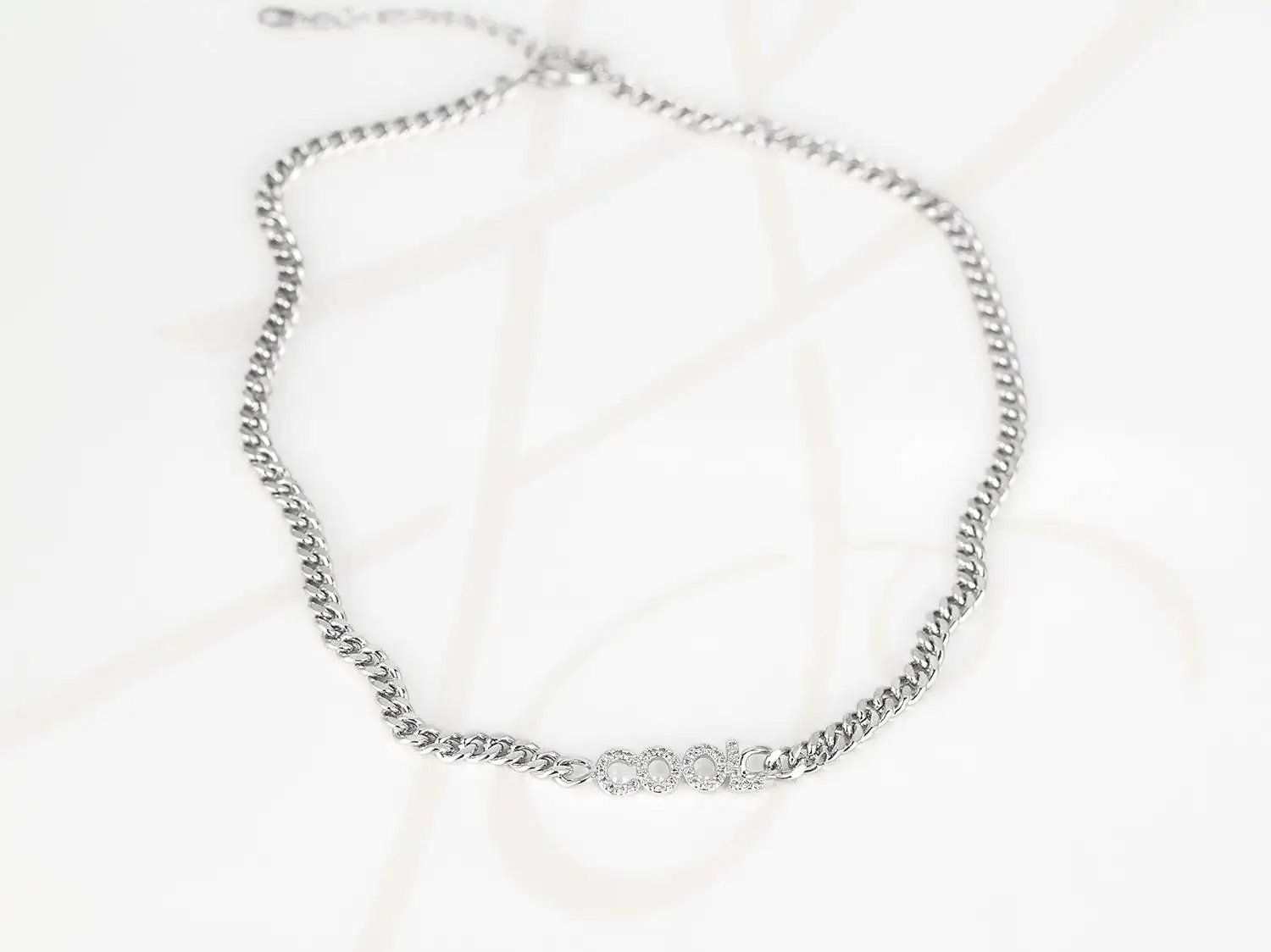 COLLAR SIN DIJE BISUTERIA CHOKER COOL CADENA