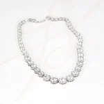 GARGANTILLA BISUTERIA CIRCULOS CONSECUTIVOS ZIRCONIA