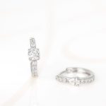 HUGGIES BISUTERIA PLATEADO ANILLO ZIRCONIA