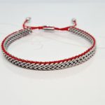 PULSERA DOBLE AJUSTABLE HILO ROJO