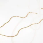 CADENA ORO LAMINADO MEDIANA ALTERNA BARBADA