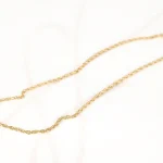 CADENA ORO LAMINADO GRANDE LISA CORDON