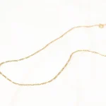 CADENA ORO LAMINADO MEDIANA LISA CARTIER