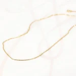 CADENA ORO LAMINADO CHICA DIAMANTADA FORZADA