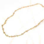 CADENA ORO LAMINADO CRUCES CONTINUAS LISO