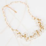 COLLAR SIN DIJE ORO LAMINADO PACHON BOLITAS CRISTAL