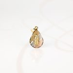 DIJE ORO LAMINADO GOTA VIRGEN GUADALUPE COMPLETA DIAMANTADO