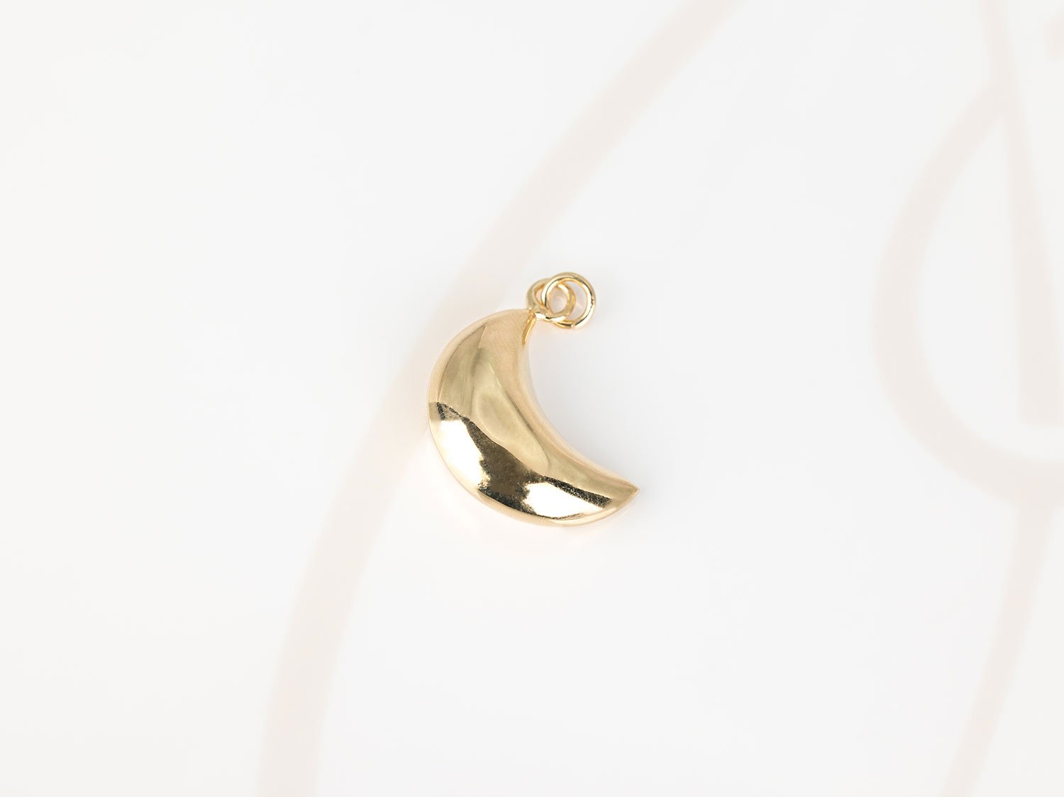DIJE ORO LAMINADO LUNA LISA LISO
