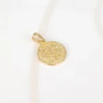 DIJE ORO LAMINADO SAN BENITO LISO