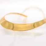 GARGANTILLA ORO LAMINADO ANCHA LISO