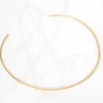 GARGANTILLA ORO LAMINADO CIRCULAR PLANA LISO